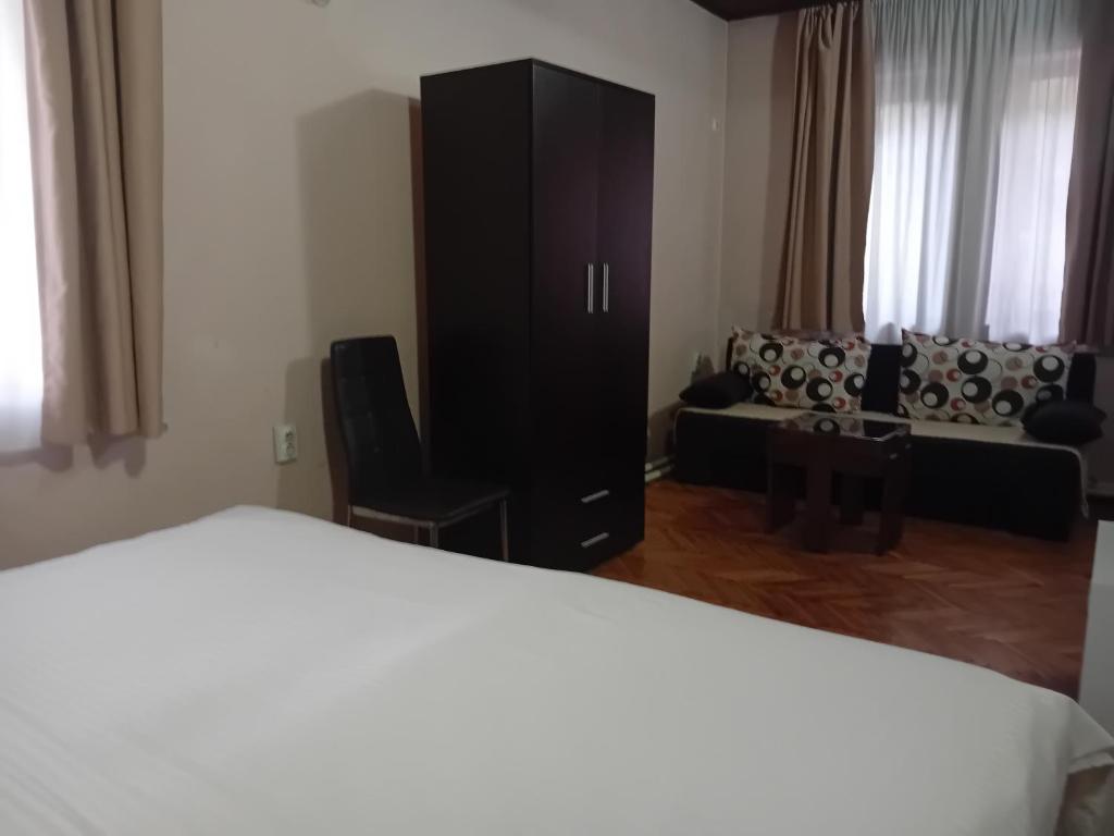Postel nebo postele na pokoji v ubytování Vila Silia