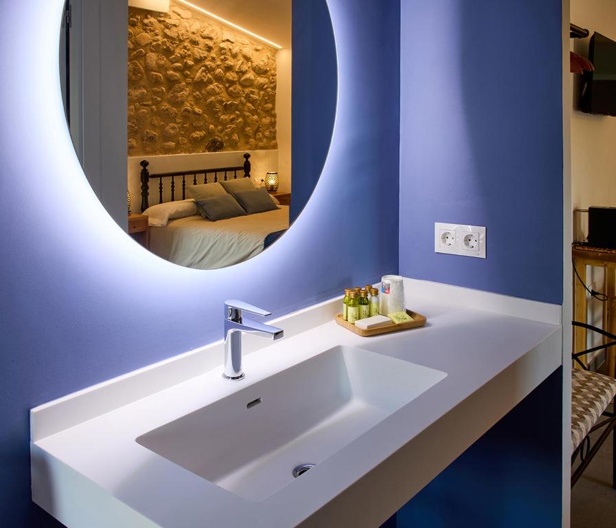 Koupelna v ubytování Hotel Mas Aguiló