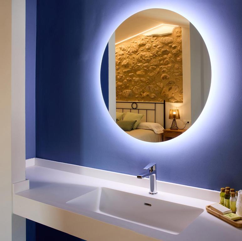 Koupelna v ubytování Hotel Mas Aguiló