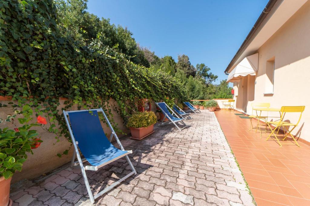 Zahrada ubytování Albergo Le Briciole