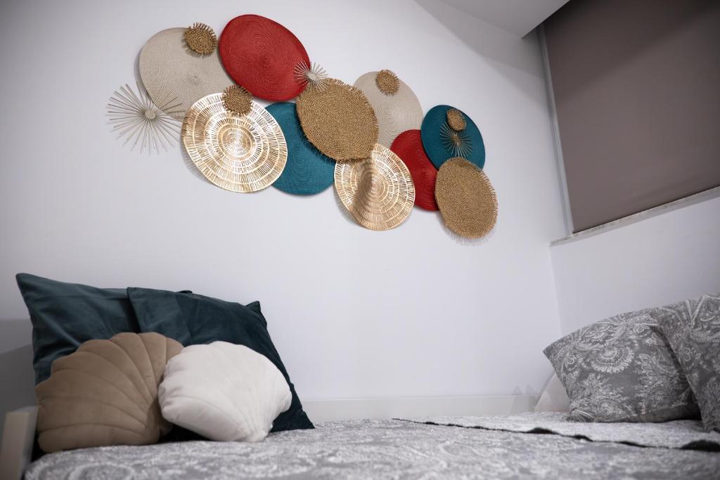 Postel nebo postele na pokoji v ubytování Gibi & Lumo Apartment's by ELDI