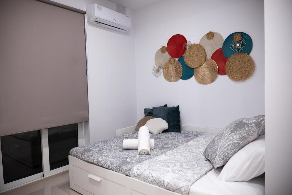 Postel nebo postele na pokoji v ubytování Gibi & Lumo Apartment's by ELDI