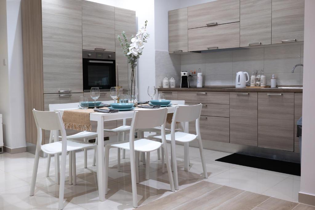 Kuchyň nebo kuchyňský kout v ubytování Gibi & Lumo Apartment's by ELDI