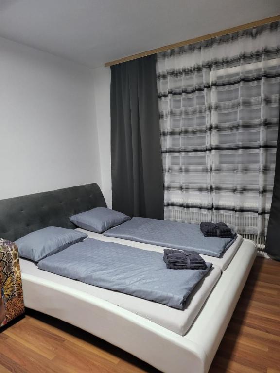 Postel nebo postele na pokoji v ubytování Maria