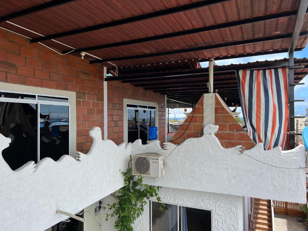 Balkón nebo terasa v ubytování Hostal Cattleya