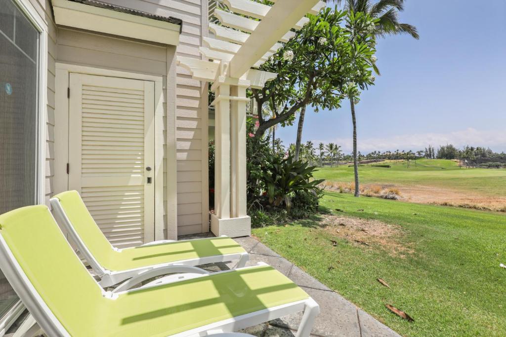 Zahrada ubytování Fairway Villas Waikoloa by OUTRIGGER
