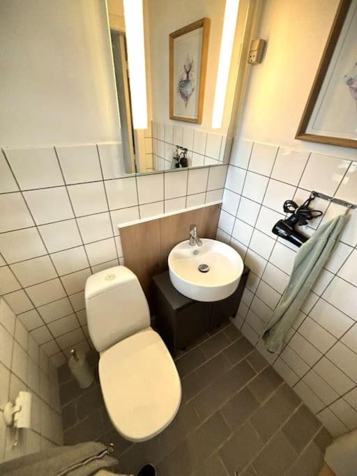 Koupelna v ubytování BB Ikast