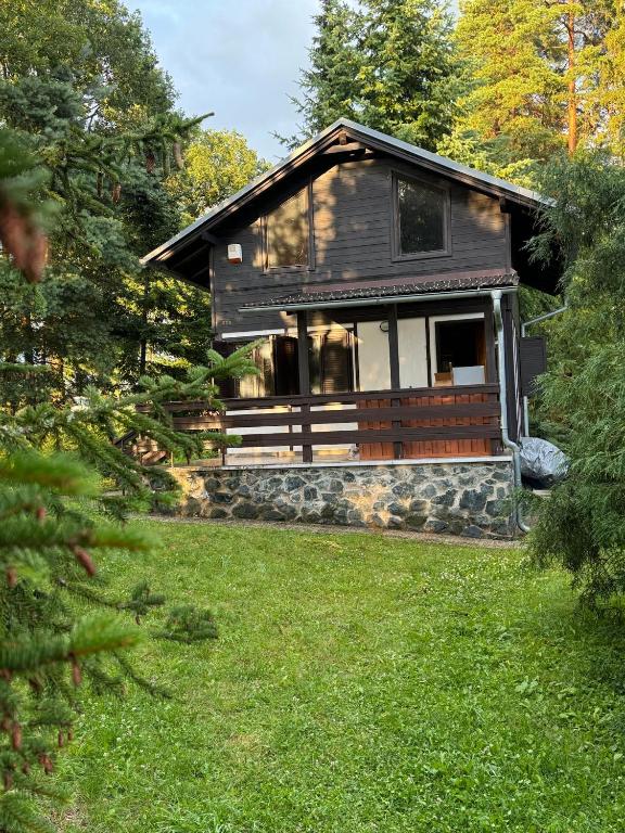 Zahrada ubytování krasoChata v Moravském krasu