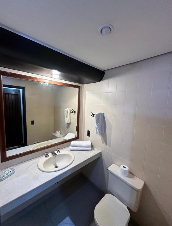 Koupelna v ubytování Sumatra Hotel e Centro de Convenções