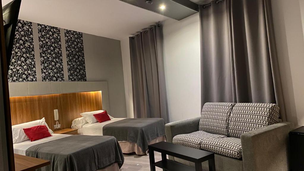 Posezení v ubytování Hostal San Francisco