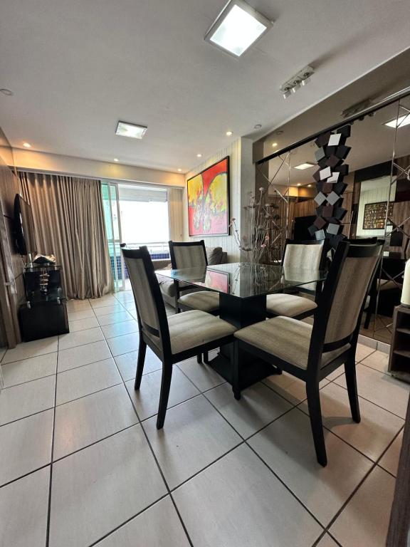 Χώρος καθιστικού στο LOFT VIP Vista Mar Beach Class Fortaleza