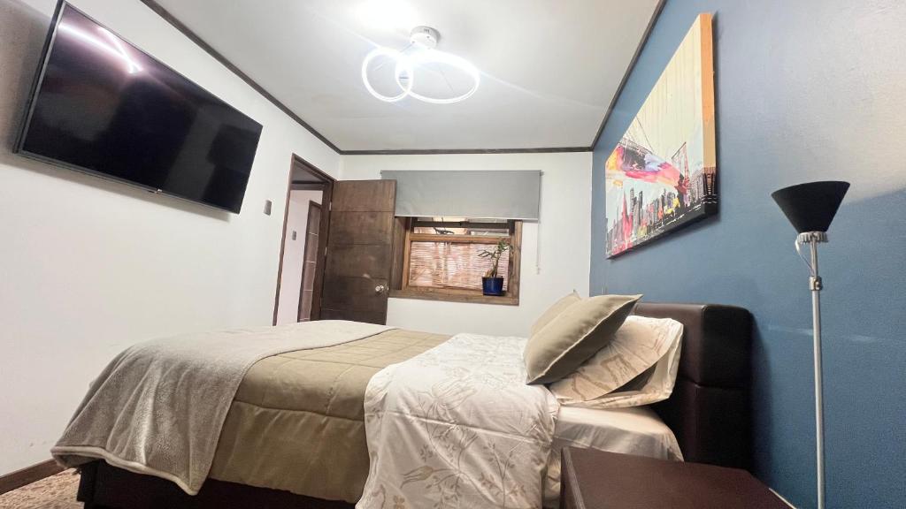 Voodi või voodid majutusasutuse Room 78 toas