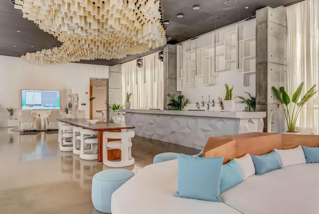 Posezení v ubytování Nikki Beach Resort & Spa Dubai