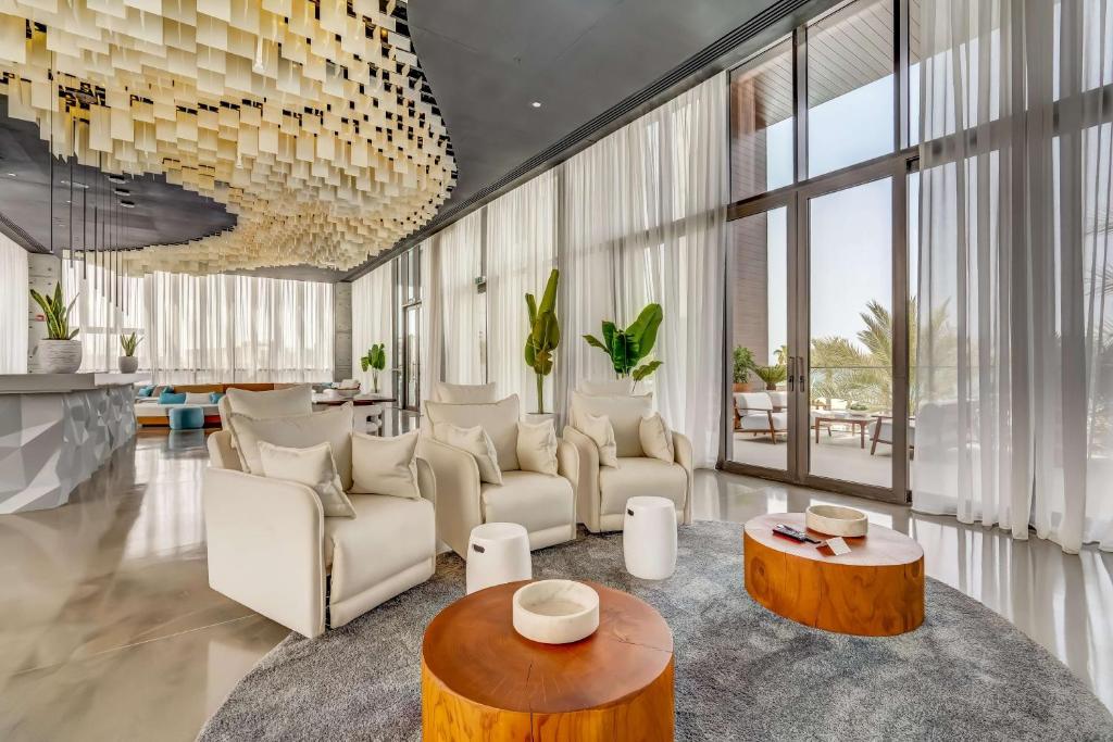 Posezení v ubytování Nikki Beach Resort & Spa Dubai