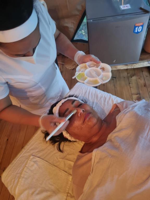 Lázně a/nebo wellness v ubytování Refugio La Paz EcoGlamping