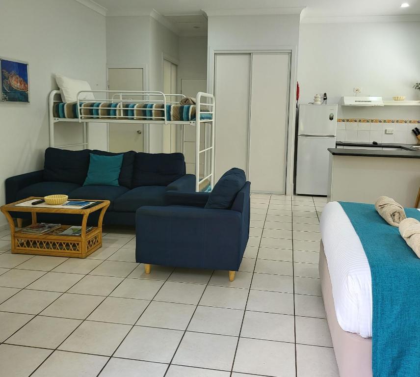 Kuchyň nebo kuchyňský kout v ubytování Coral Suite in Resort Complex