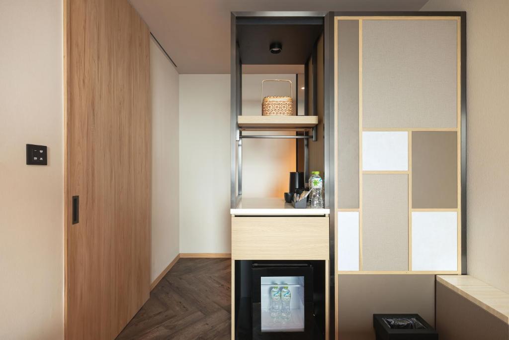 Kuchyň nebo kuchyňský kout v ubytování Solaria Nishitetsu Hotel Taipei Ximen