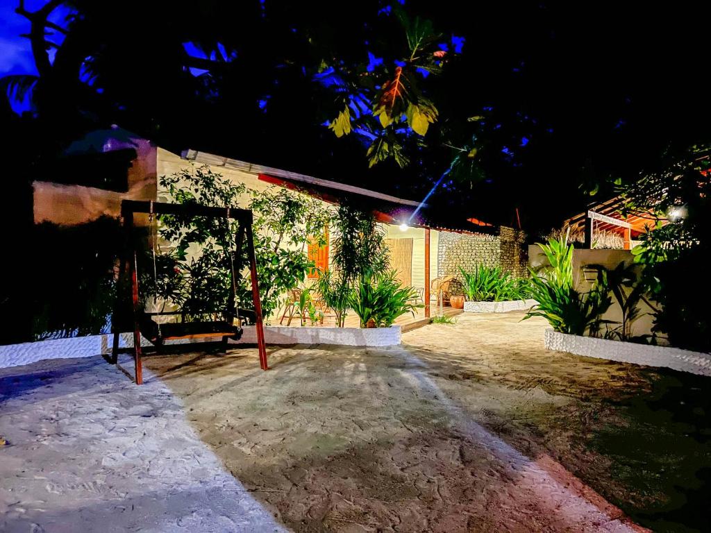 Zahrada ubytování Bambukeyo Villa