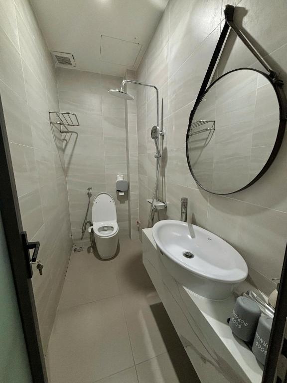 Koupelna v ubytování POTA Hotel & Apartment