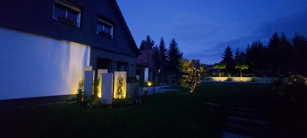 Zahrada ubytování Ferienhaus Landbrücke