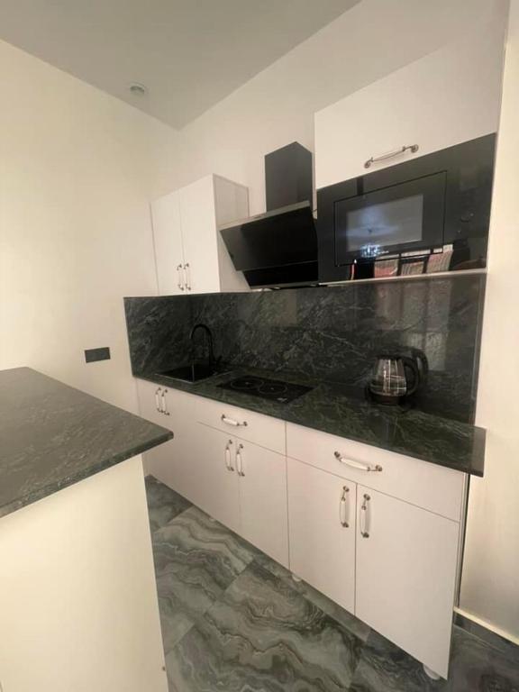 Kuchyň nebo kuchyňský kout v ubytování Hotel Chipo 4