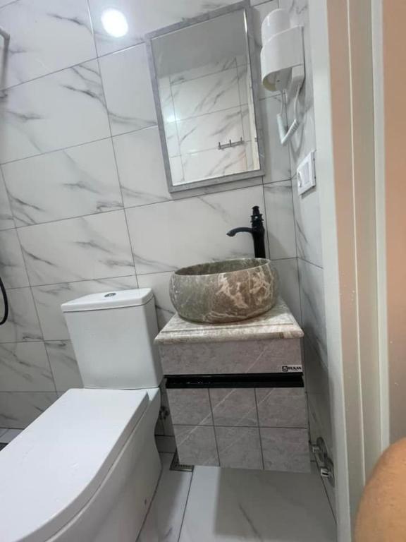 Koupelna v ubytování Hotel Chipo 4