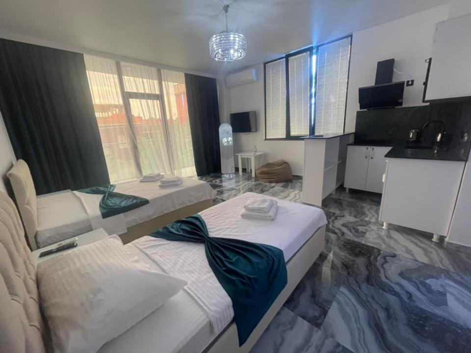 Postel nebo postele na pokoji v ubytování Hotel Chipo 4