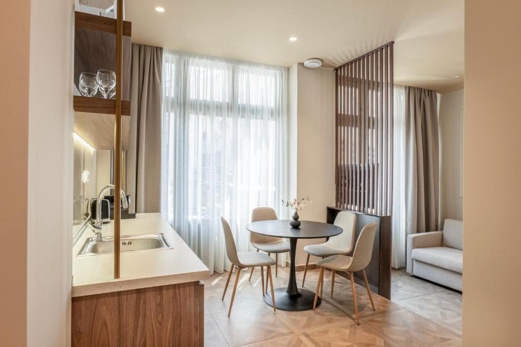 Posezení v ubytování Atlas Boutique Suites