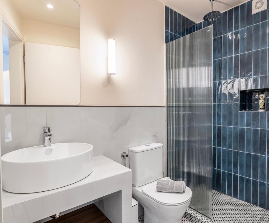 Koupelna v ubytování Atlas Boutique Suites