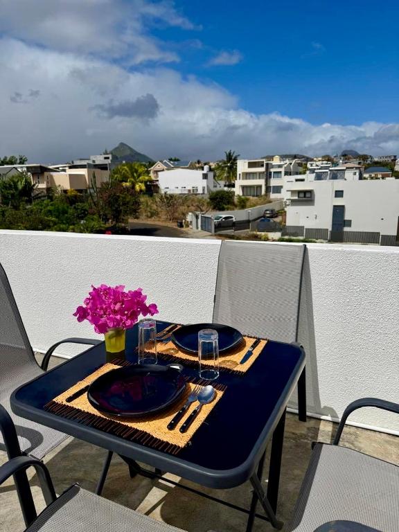 Balkón nebo terasa v ubytování Appartement T2 La Colombe vue mer et montagne