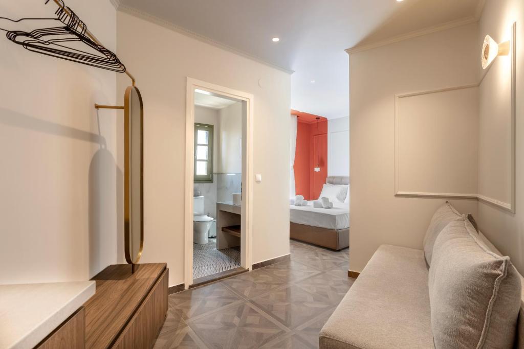 Postel nebo postele na pokoji v ubytování Atlas Boutique Suites