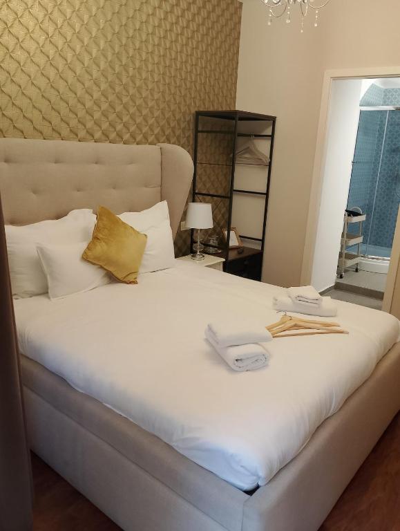 Postel nebo postele na pokoji v ubytování Váralja Home