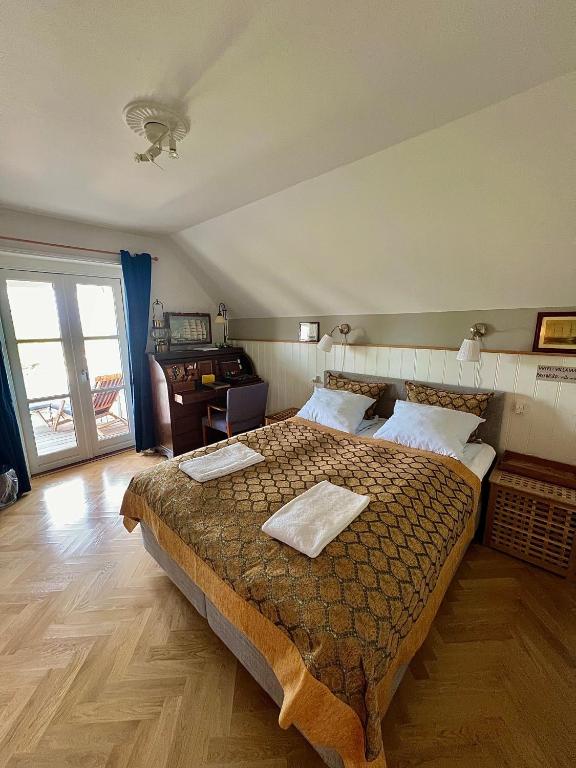 Postel nebo postele na pokoji v ubytování Villa Wiegand - a room with a view