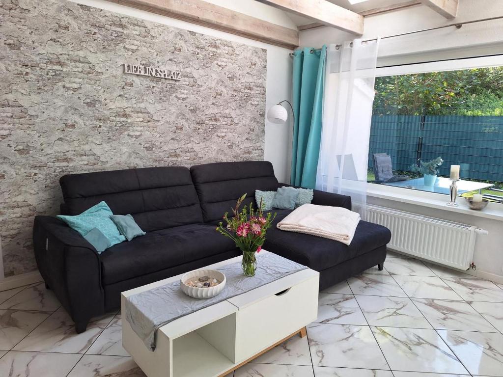 Posezení v ubytování Ferienhaus Carl