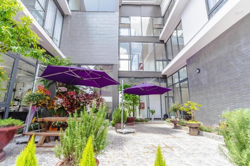Zahrada ubytování Mega Sky Dalat Hotel