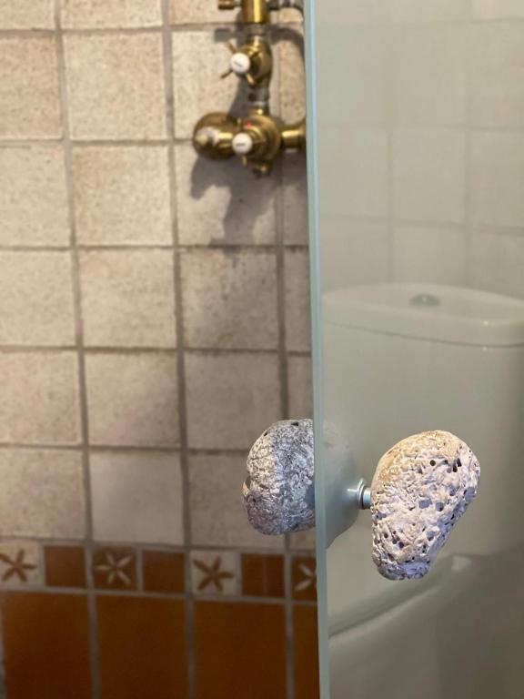 Koupelna v ubytování Más Figueres