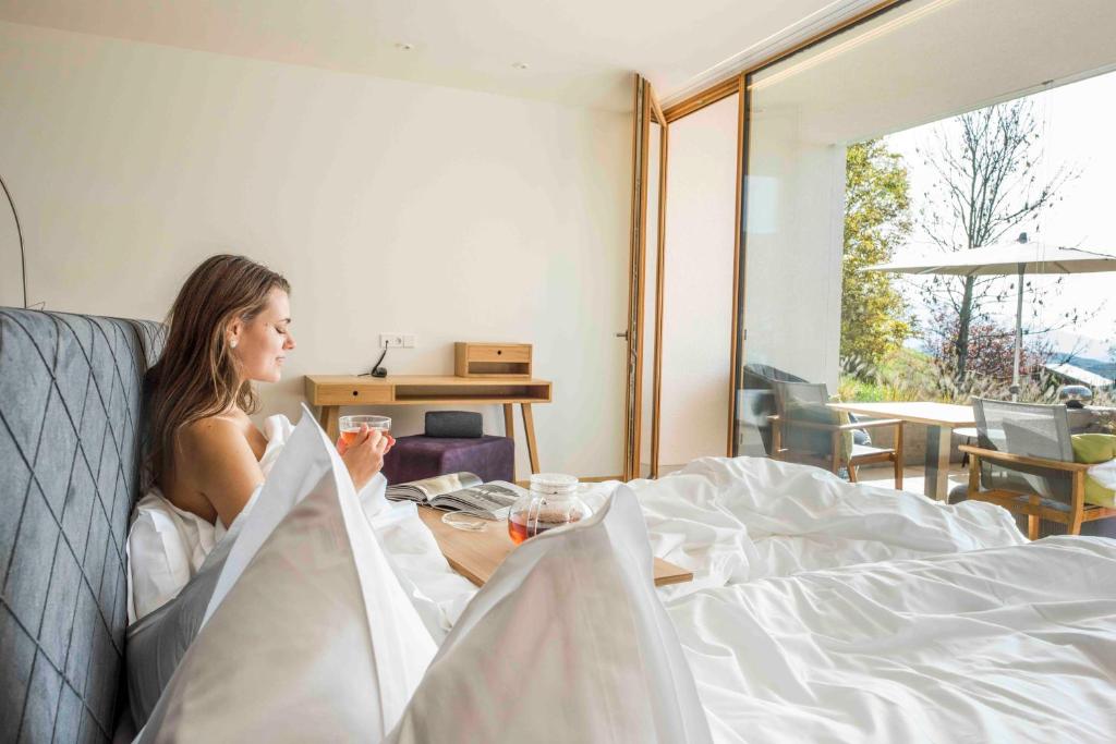 Posteľ alebo postele v izbe v ubytovaní Villa Grüntaler by Hotel Schönblick
