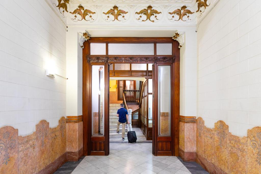 Lobby alebo recepcia v ubytovaní Mayerling Schumann Barcelona