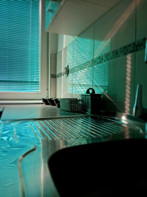 Bazén v ubytování Apartmani Sofronic Loznica 1 nebo v jeho okolí