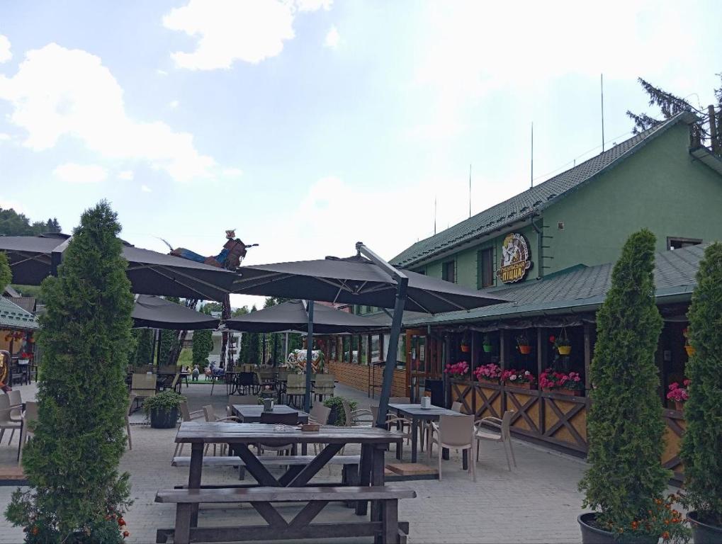 Restaurace v ubytování Хостел Васкул