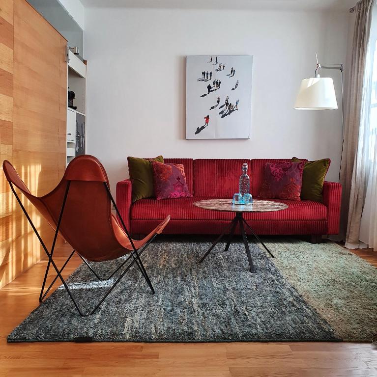 Posezení v ubytování Boutique & Design Hotel AUERSPERG
