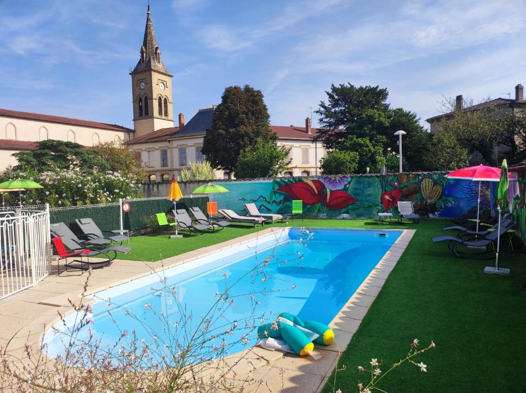 Bazén v ubytování MOODz HOTEL VIENNE nebo v jeho okolí