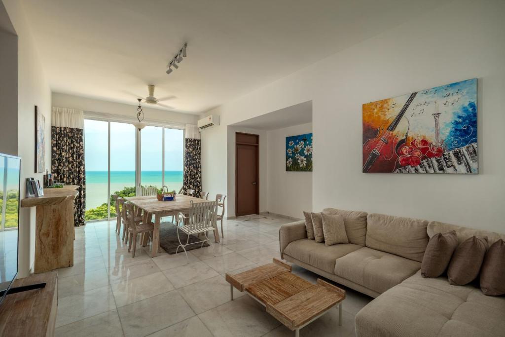 Posezení v ubytování Panoramic Seaview Holiday Home - Batu Ferringhi