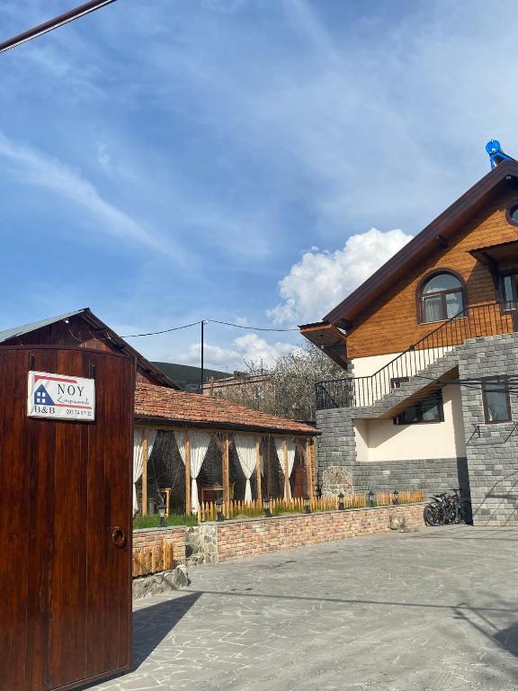 Budova, kde se bed and breakfast nachází