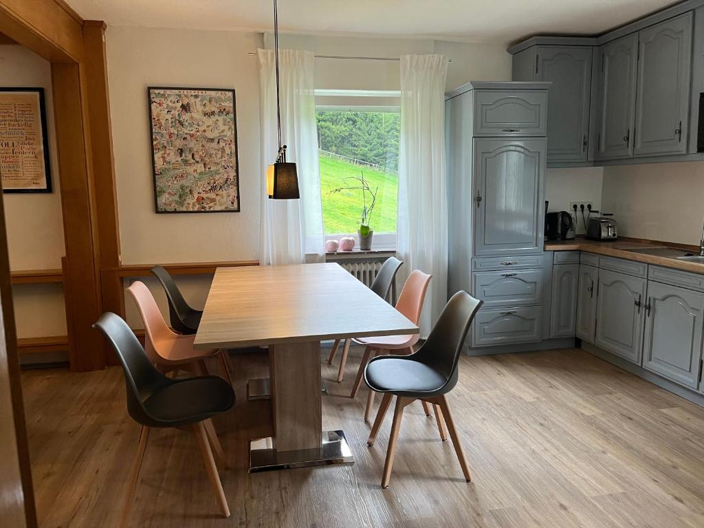 Kuchyň nebo kuchyňský kout v ubytování Modernisierte Ferienwohnung im schönen Sauerland