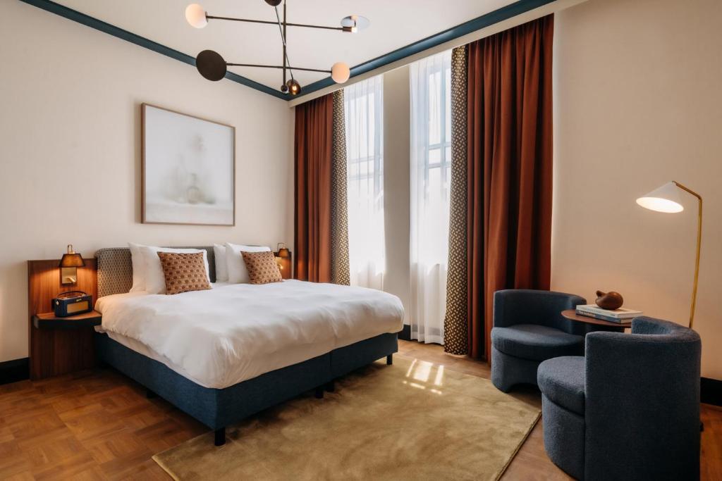 Letto o letti in una camera di De Plesman Hotel The Hague