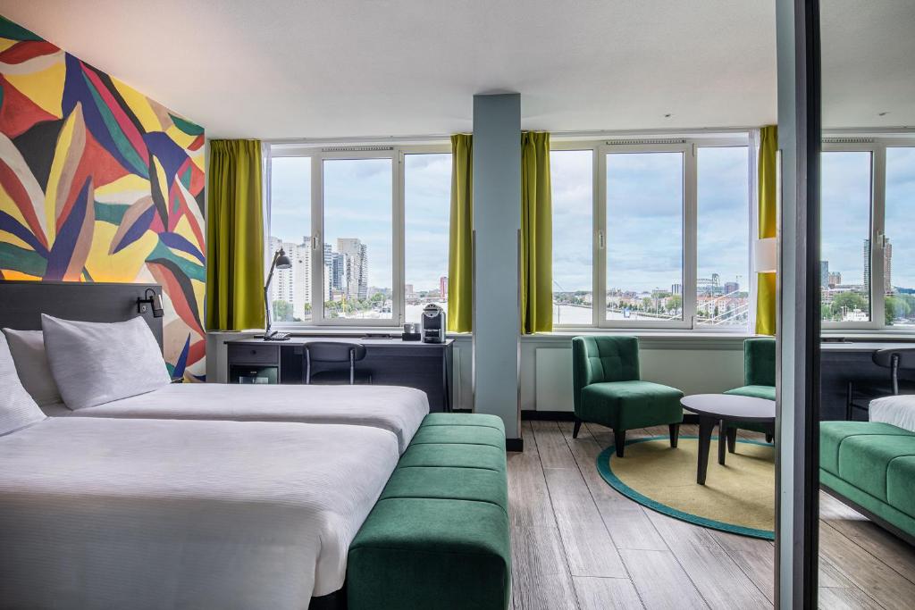 Posezení v ubytování Thon Hotel Rotterdam City Centre