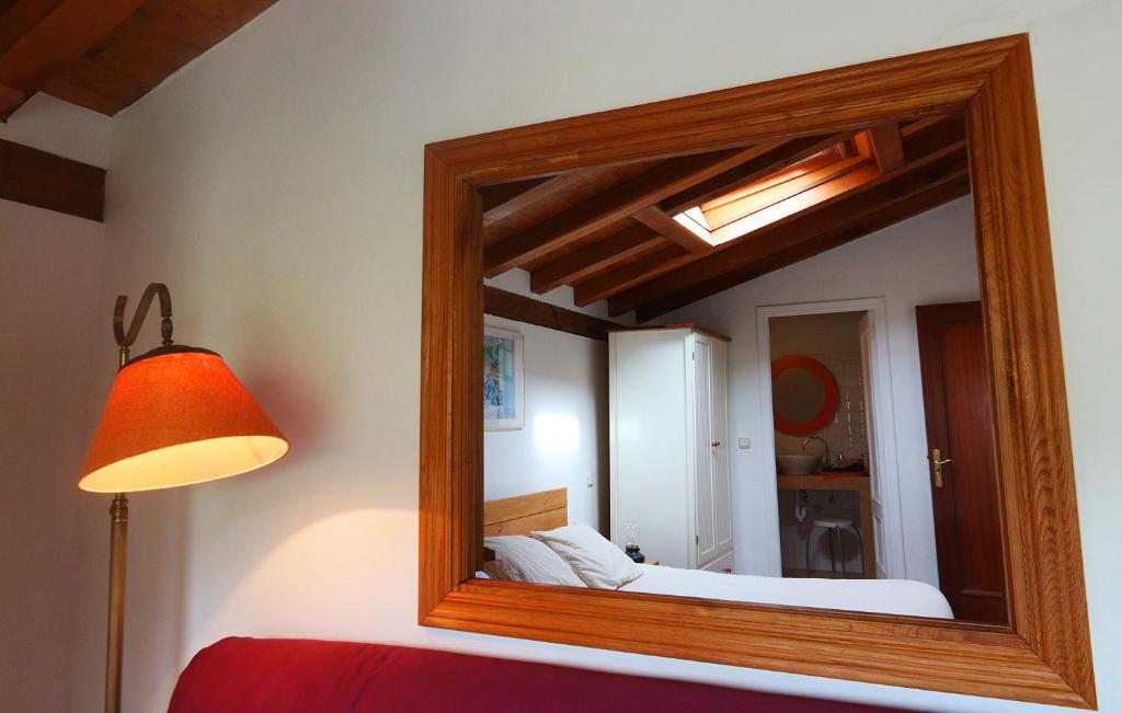 Postel nebo postele na pokoji v ubytování Olatuenea casa rural