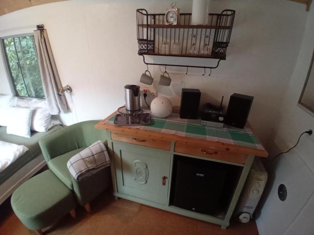Χώρος καθιστικού στο Tiny House Landei