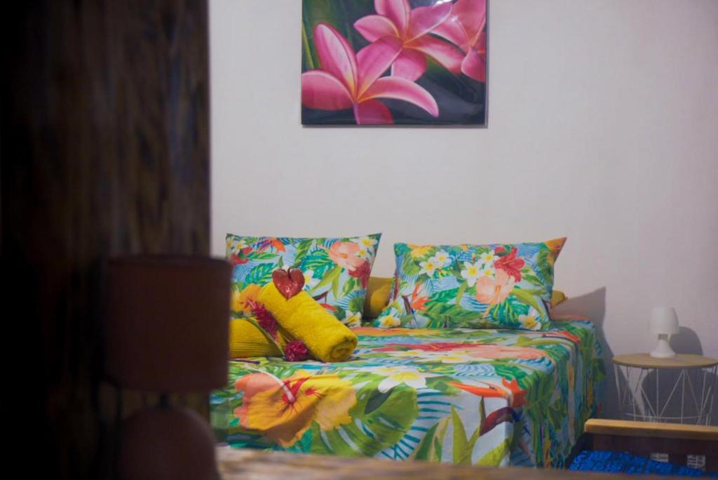 Postel nebo postele na pokoji v ubytování Lemon House